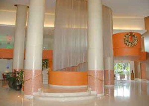 Murano Grande lobby staircase