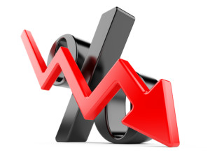 The 30-year rate fell to 3.45%